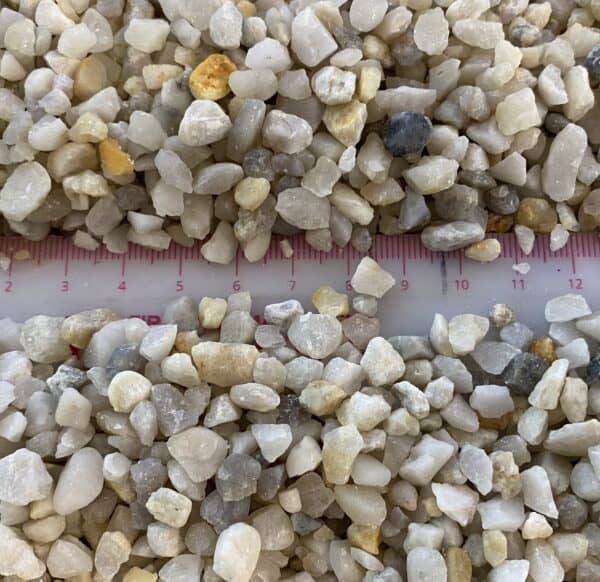 Crushed Cowra White 3-8mm Pebble